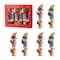 Glitzhome® 12PK 1.5"D x 10"H Dogs Christmas Party Crackers with Gift Contents